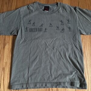 vintage 2000s Cinder Block Green Day "Toy Soldiers" punk rock band tshirt YL/AS